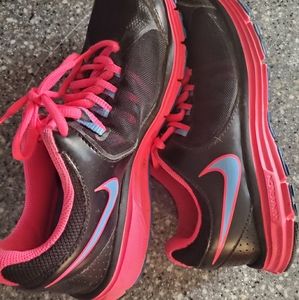 Pink and black Nike women's size 6
